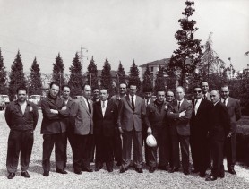 Tarcisio Carati con i colleghi.