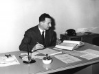 In ufficio. Anni '60